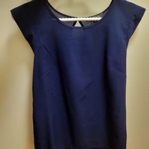 Dark blue top